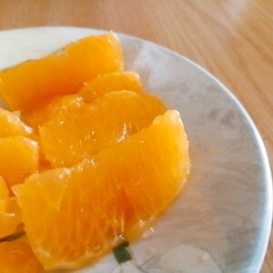 食べやすいオレンジの剥き方